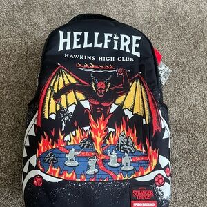 Sprayground Hellfire Hawkins High Club Backpack - Black